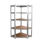 Leziter Nagy teherbírású sarokpolc 180x70x40-40 cm 175 kg króm