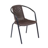 Leziter Napoli kerti szék barna