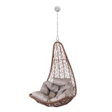 Leziter Natal Easy kerti függőfotel barna rögzítő készlettel