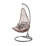 Leziter Natal kerti függőfotel barna-fekete