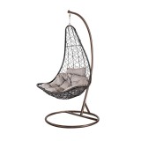 Leziter Natal kerti függőfotel fekete-barna