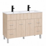 Leziter Neo 120 alsó fürdőszoba szekrény mosdóval sonoma tölgy-sonoma tölgy