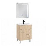 Leziter Neo Vision 60 komplett fürdőszoba bútor sonoma tölgy-sonoma tölgy