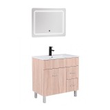 Leziter Neo Vision 80 komplett fürdőszoba bútor sonoma tölgy-sonoma tölgy