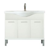 Leziter Nerva 105 cm-es bútorhoz alsószekrény mosdóval fehér