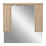 Leziter Nerva 105 cm-es tükrös felsőszekrény, Sonoma tölgy