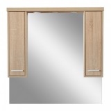 Leziter Nerva 105 cm-es tükrös felsőszekrény, Sonoma tölgy