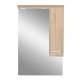 Leziter Nerva 65 cm-es tükrös felsőszekrény, Sonoma tölgy