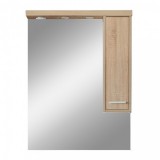 Leziter Nerva 75 cm-es tükrös felsőszekrény, Sonoma tölgy