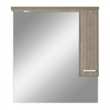 Leziter Nerva 85 cm-es tükrös felsőszekrény, Rauna szil