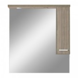 Leziter Nerva 85 cm-es tükrös felsőszekrény, Rauna szil