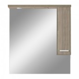 Leziter Nerva 85 cm-es tükrös felsőszekrény, Rauna szil