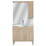 Leziter Nerva 85 komplett fürdőszobabútor, Sonoma tölgy