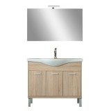 Leziter Nerva Prime 105 komplett fürdőszobabútor, Sonoma tölgy