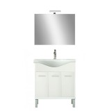 Leziter Nerva Prime 75 komplett fürdőszobabútor fehér