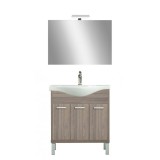 Leziter Nerva Prime 75 komplett fürdőszobabútor, Rauna szil