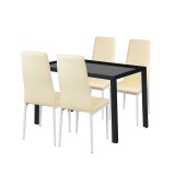 Leziter Nicole 4+1 étkező garnitúra bézs