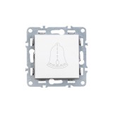 Leziter Nova csengő kapcsoló 101N fehér