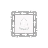 Leziter Nova csengő kapcsoló 101N fehér