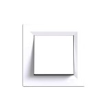 Leziter Nova egy áramkörös egypólusú kapcsoló 10A 250V 101 fehér kerettel