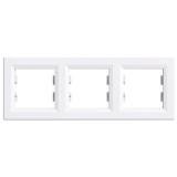 Leziter Nova hármas keret vízszintes fehér