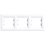 Leziter Nova hármas keret vízszintes fehér