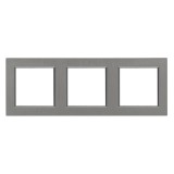 Leziter Nova hármas keret vízszintes szürke