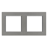 Leziter Nova kettes keret vízszintes szürke