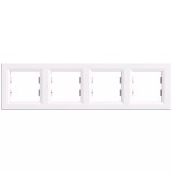 Leziter Nova négyes keret vízszintes fehér