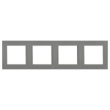 Leziter Nova négyes keret vízszintes szürke