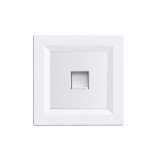 Leziter Nova UTP aljzat RJ-45 fehér kerettel