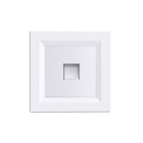 Leziter Nova UTP aljzat RJ-45 fehér kerettel