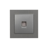 Leziter Nova UTP aljzat RJ-45 szürke kerettel