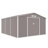 Leziter Oklahoma kerti szerszámtároló ház 341x386 cm szürke-fehér