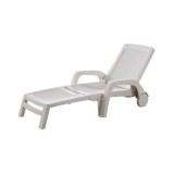 Leziter Omaha napozóágy fehér