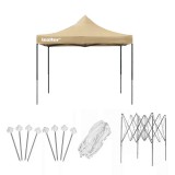 Leziter Összecsukható kerti pavilon 3x3 m bézs