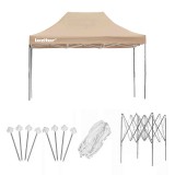 Leziter Összecsukható kerti pavilon 3x4 m bézs