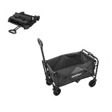 Leziter Összecsukható standard kerti strandkocsi szürke