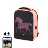 Leziter Pixo ledes okos hátizsák rózsaszín