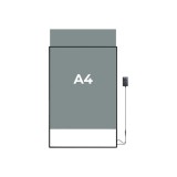 Leziter Plakátkeret led világítással 210x297 mm A4