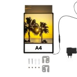 Leziter Plakátkeret led világítással 210x297 mm A4