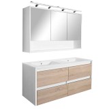 Leziter Porto 120 komplett fehér-sonoma tölgy