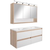 Leziter Porto 120 komplett sonoma tölgy-fehér