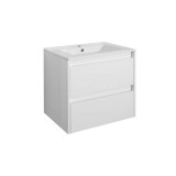 Leziter Porto 60 alsó fürdőszoba bútor mosdóval fehér színben