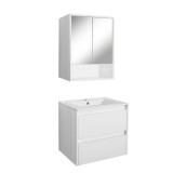 Leziter Porto 60 komplett fürdőszoba bútor fehér színben