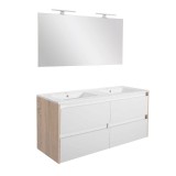 Leziter Porto Prime 120 komplett sonoma tölgy-fehér