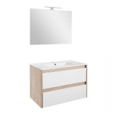 Leziter Porto Prime 80 komplett sonoma tölgy-fehér