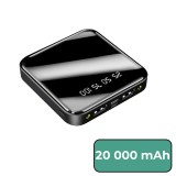 Leziter Powerbank 20000 mAH 2A 10W fekete
