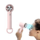 Leziter Rico kézi hordozható usb ventilátor 5 W 2000 mAh rózsaszín