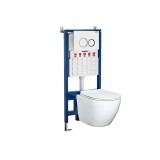 Leziter Roya Delano 082W falba építhető WC tartály szett